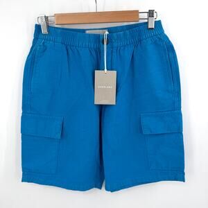 Everlane Linen Organic Cotton Shorts in blue Size S